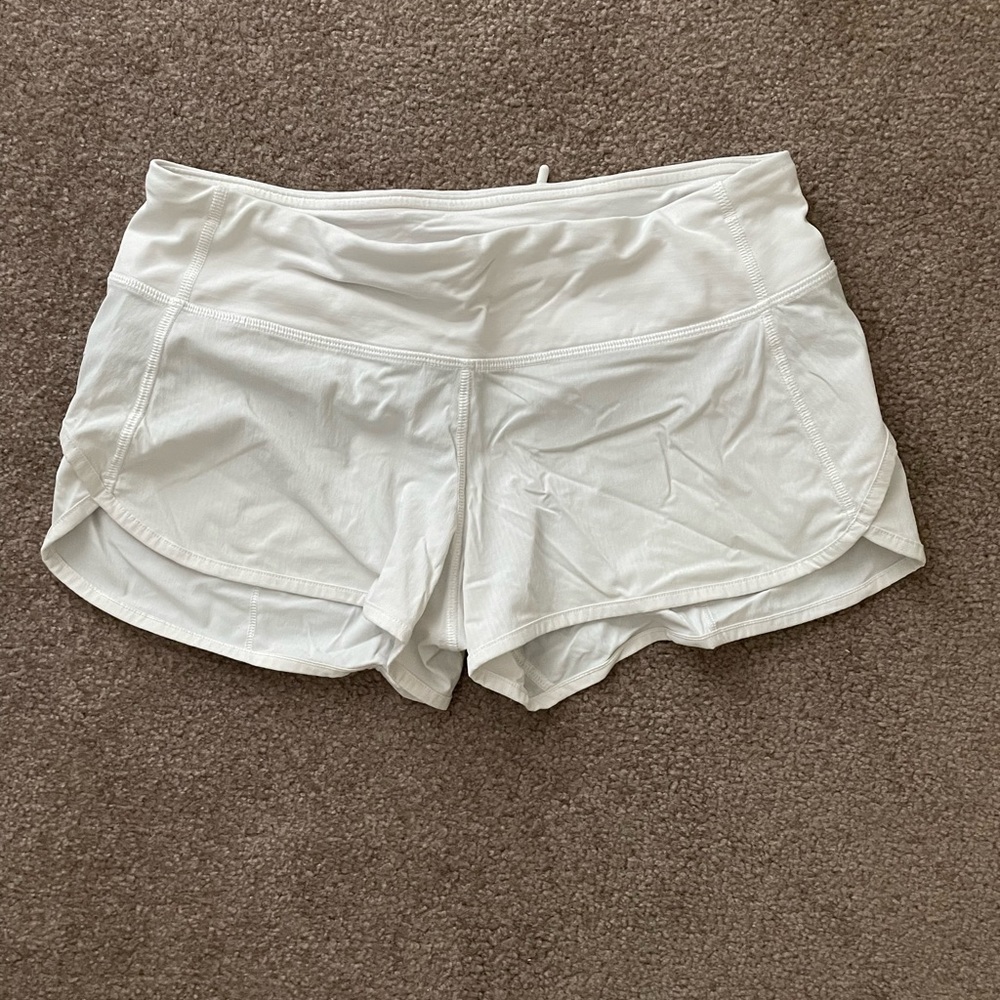 Lululemon white shorts